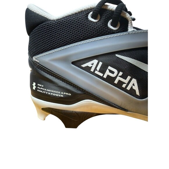 SIZE 11.- Nike Alpha Menace 4 Pro NFL Lineman Football Cleats Black FZ7702-005 main image 10